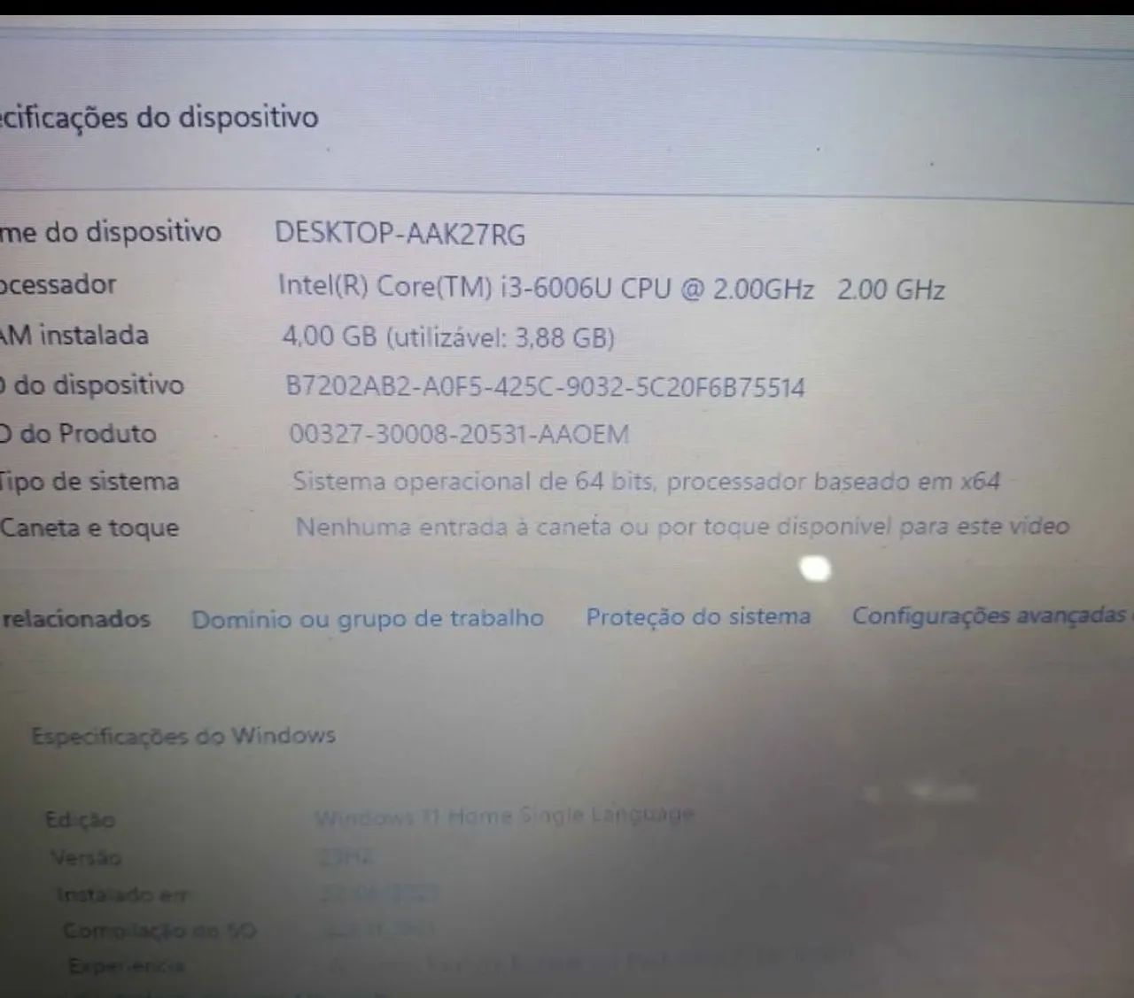 Notebook Dell i3 4gb SSD 120 - Foto 3