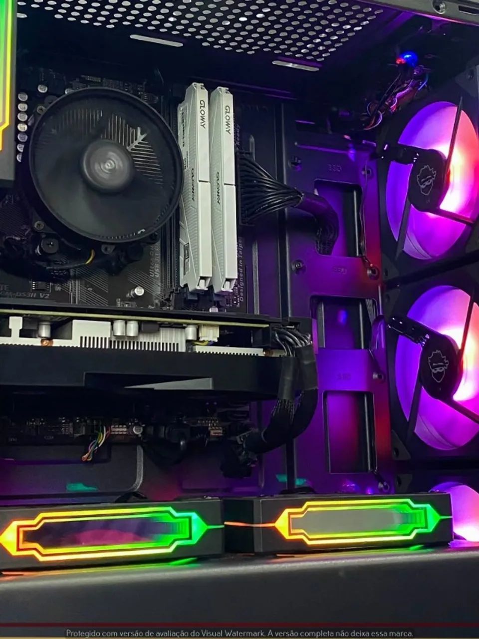 PC GAMER RYZEN 7 2700/ 16GB RAM DDR4/ RX 6600 8GB 12X SEM JUROS