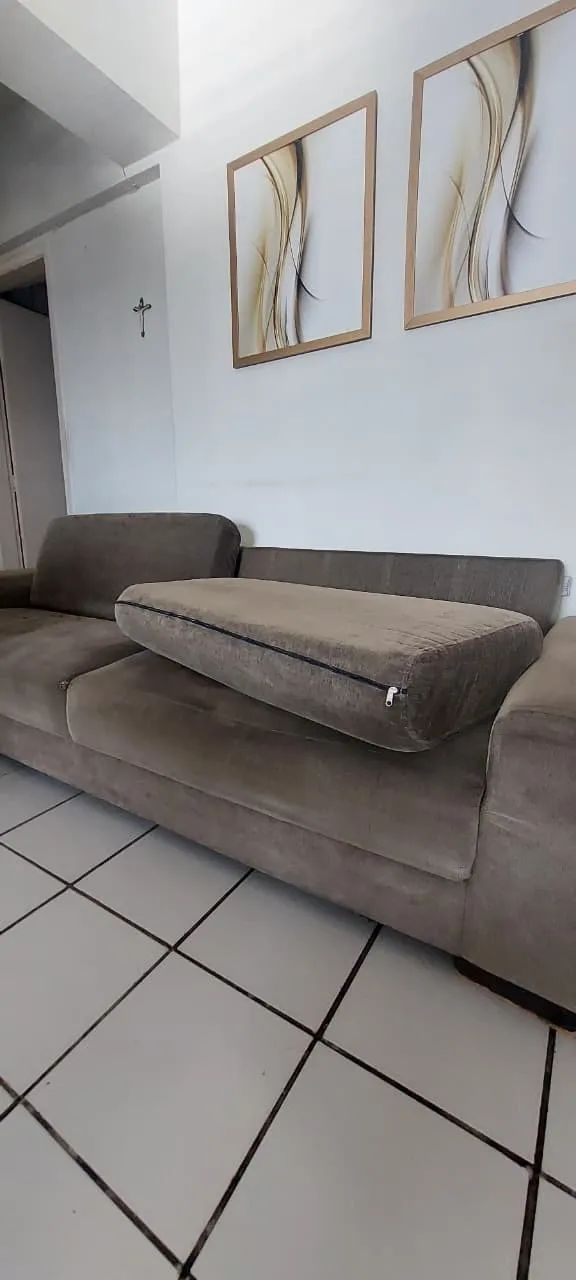 Sofá 4 lugares usado - Comprado na Loja Jacaúna 