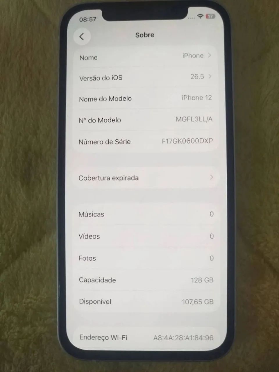 iPhone 12 Branco 128gb bateria 80% - Foto 3