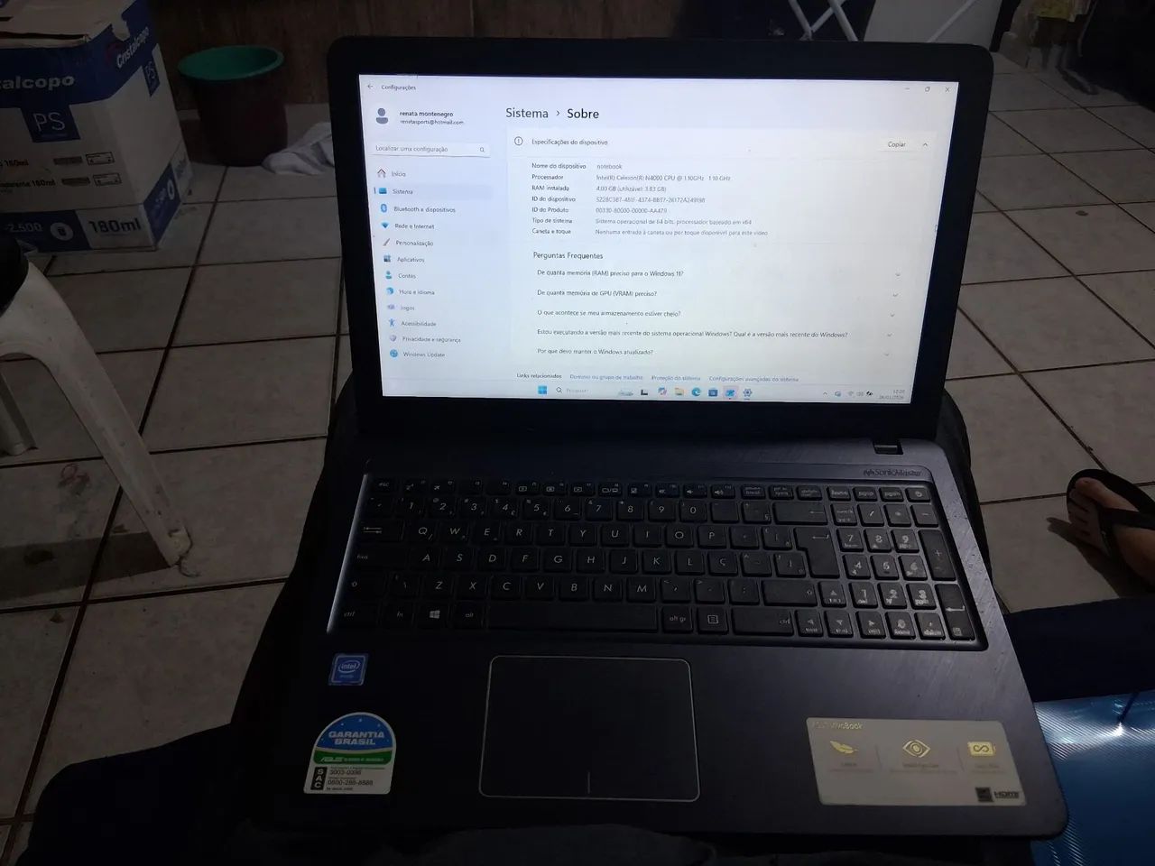 Notebook Asus - Foto 4