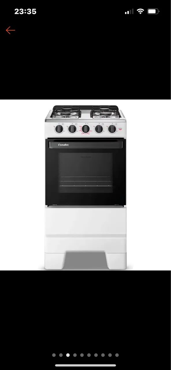 FOGÃO ESMALTEC BRANCO