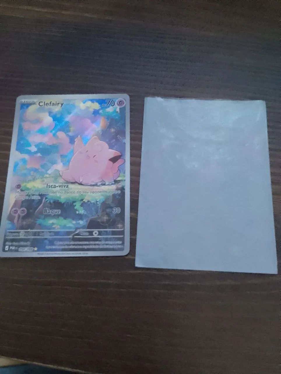 Clefairy 094/088 equilíbrio perfeito + sleeve tcg