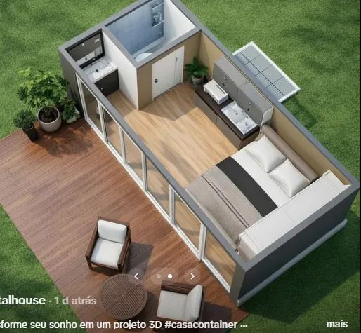 Container - Casas modulares representam uma forte tendência. - Foto 2