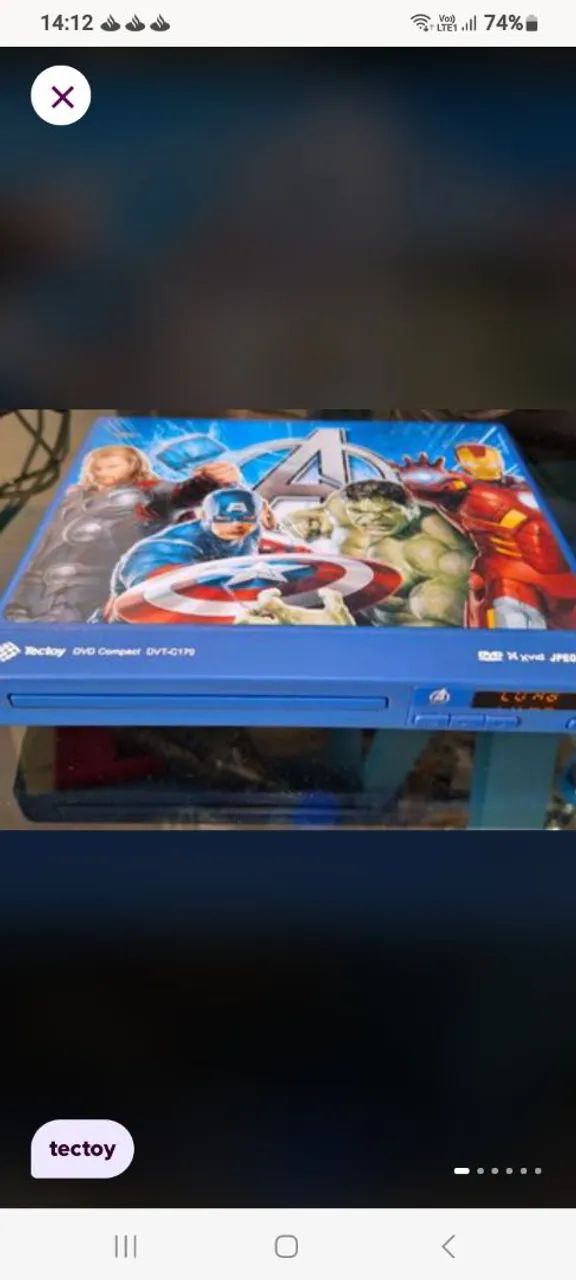 DVD TECTOY Avengers. Completo e conservado.  - Foto 3