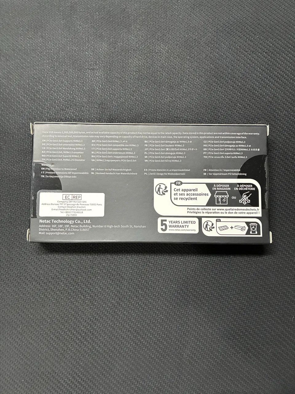 SSD NVMe 500GB Netac (Novo) - Foto 2