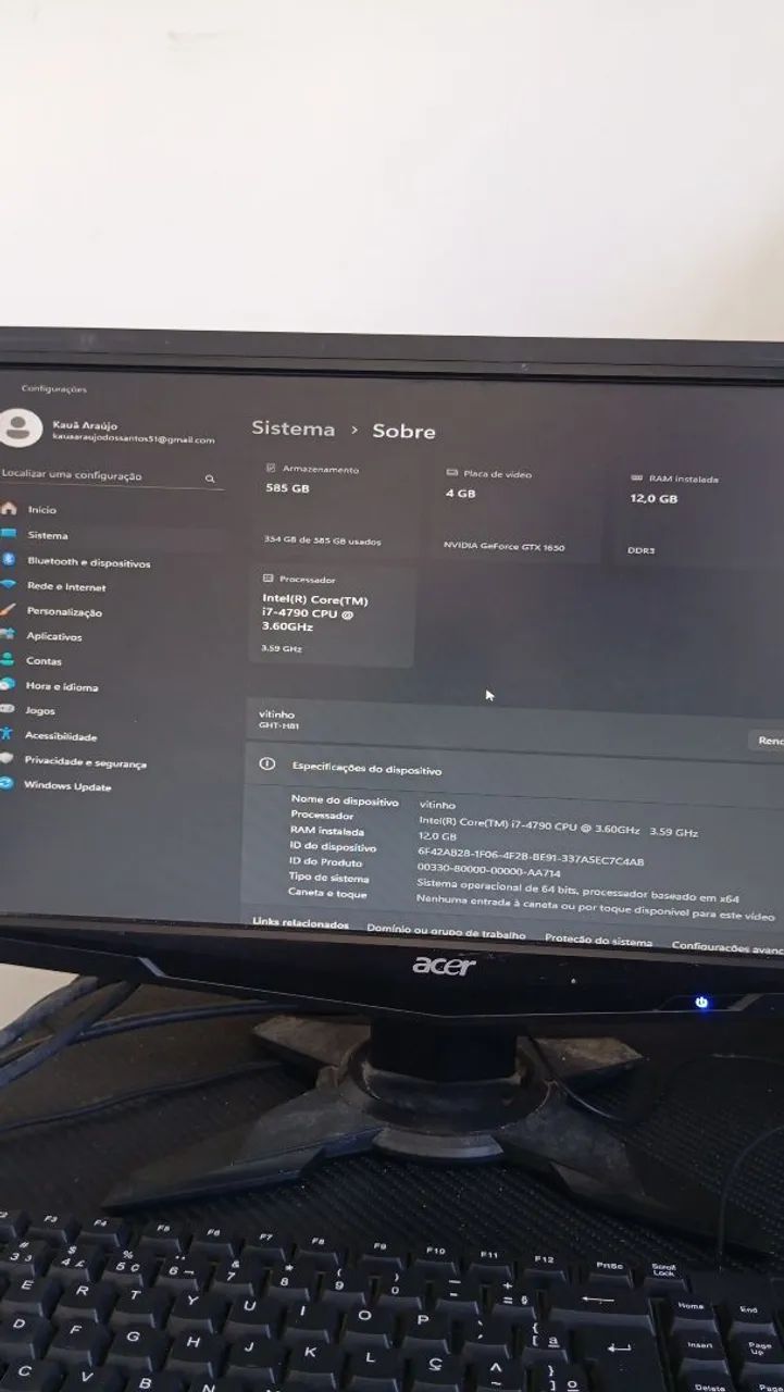 Pc gamer 17 de 4 geração 
