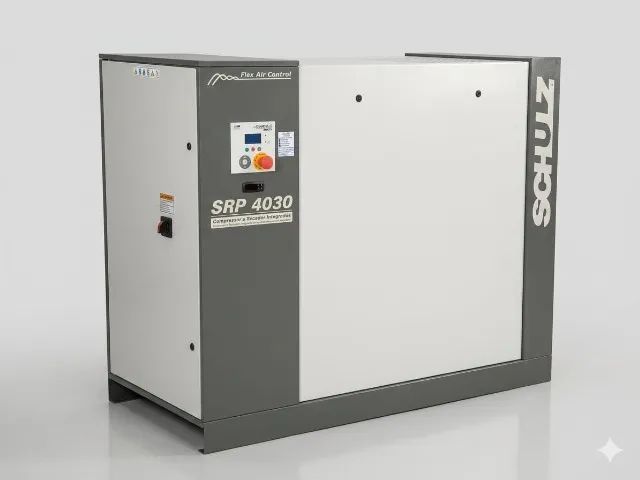 Compressor 30hp com inversor e secador 120pcm
