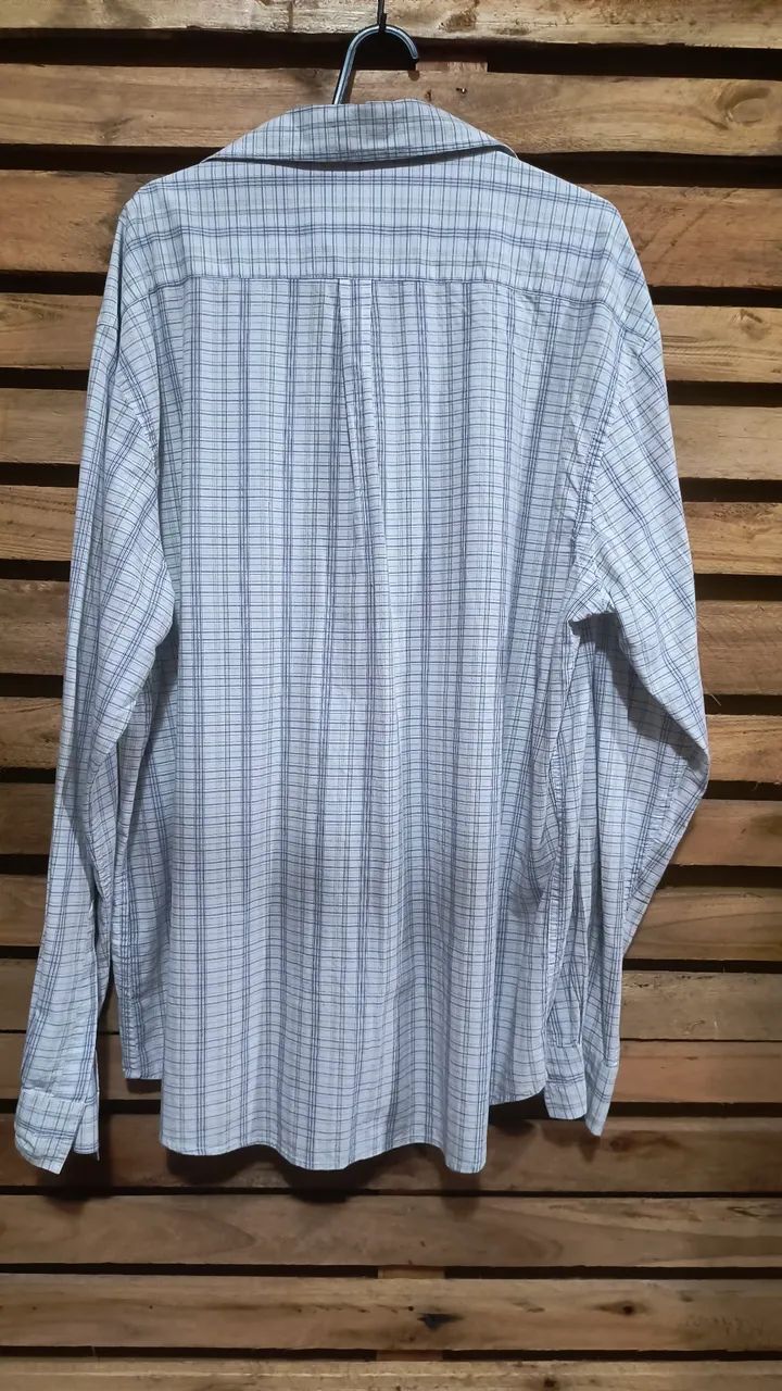 Camisa social xadrez masculina - Foto 4
