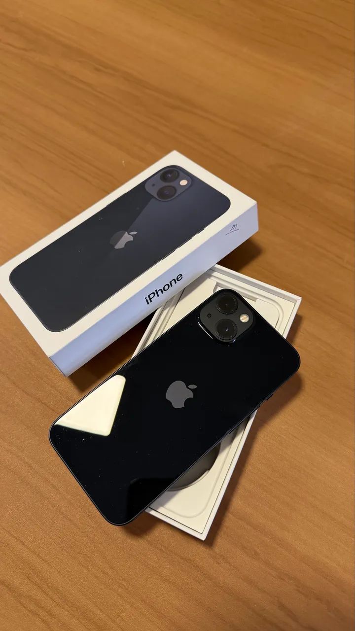 iPhone 13 Midnight 128GB, Seminovo, 83%, Garantia - Celulares e
