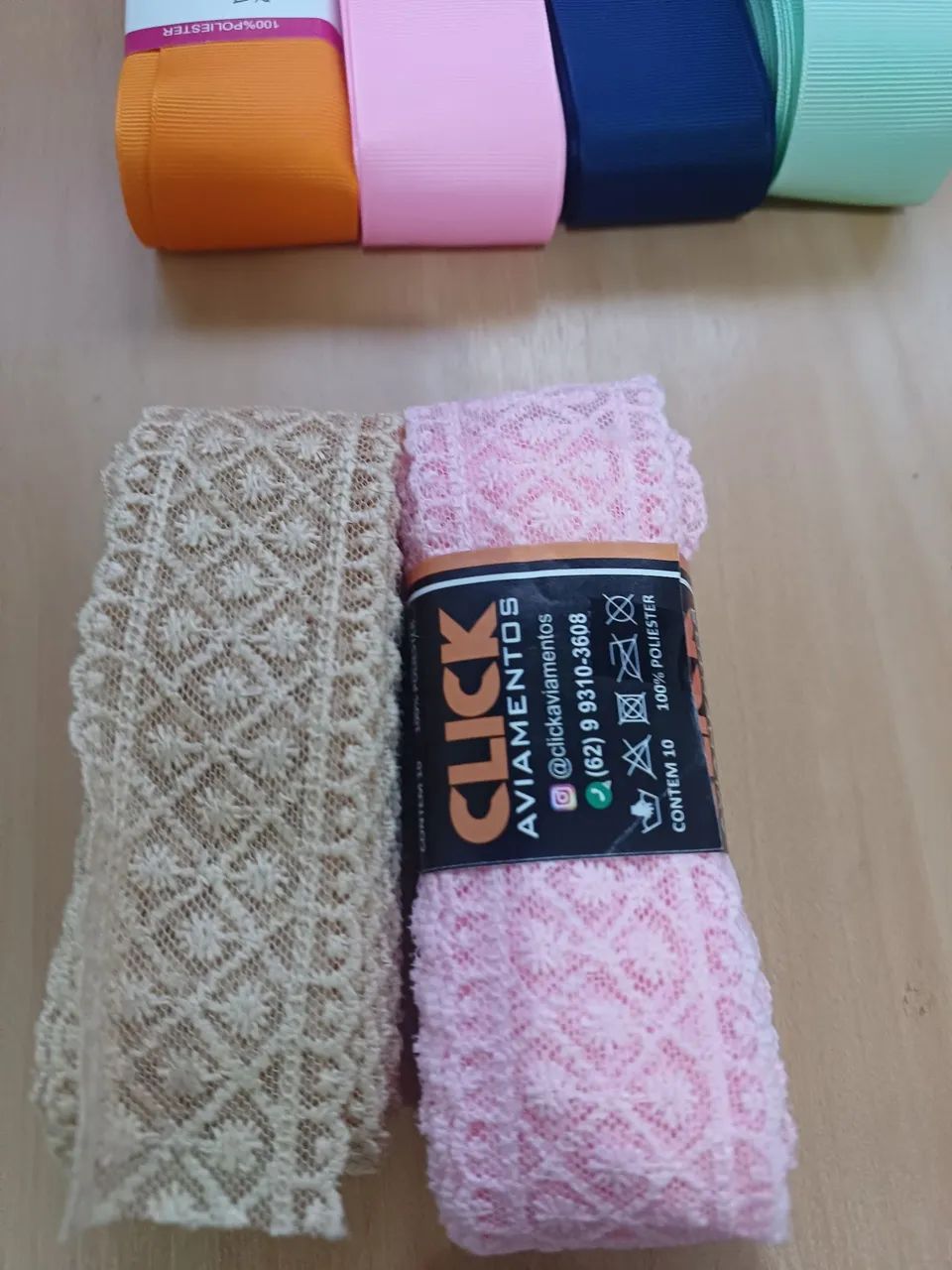 Fitas para laços de cabelo 