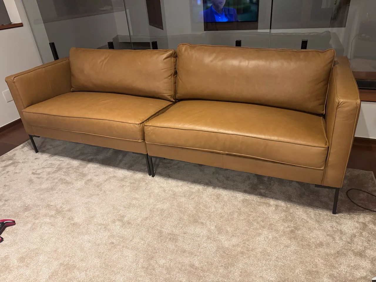 Sofá de couro - Novíssimo  - Foto 5