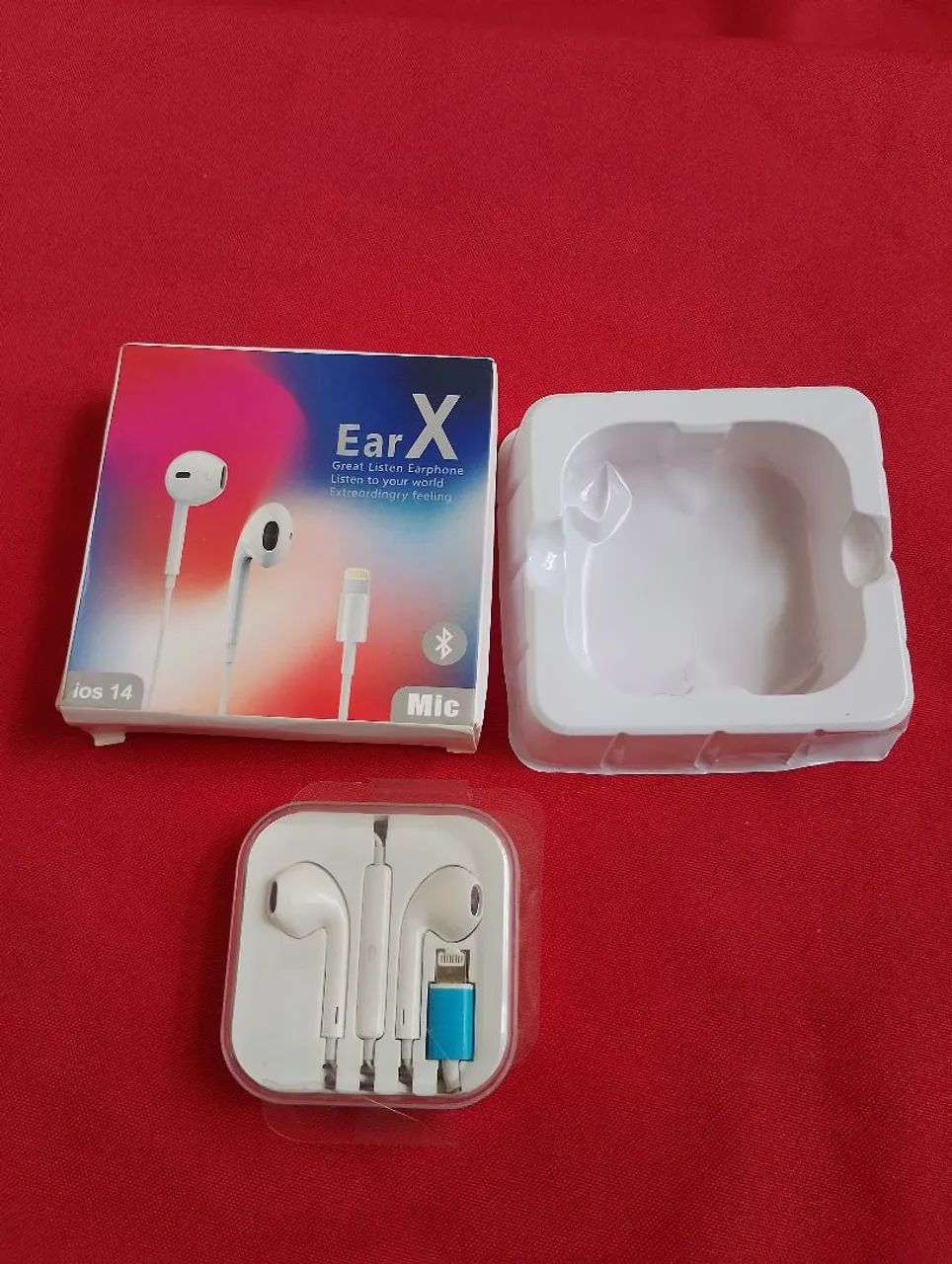 Fone de ouvido para iPhone novo na caixa  - Foto 3