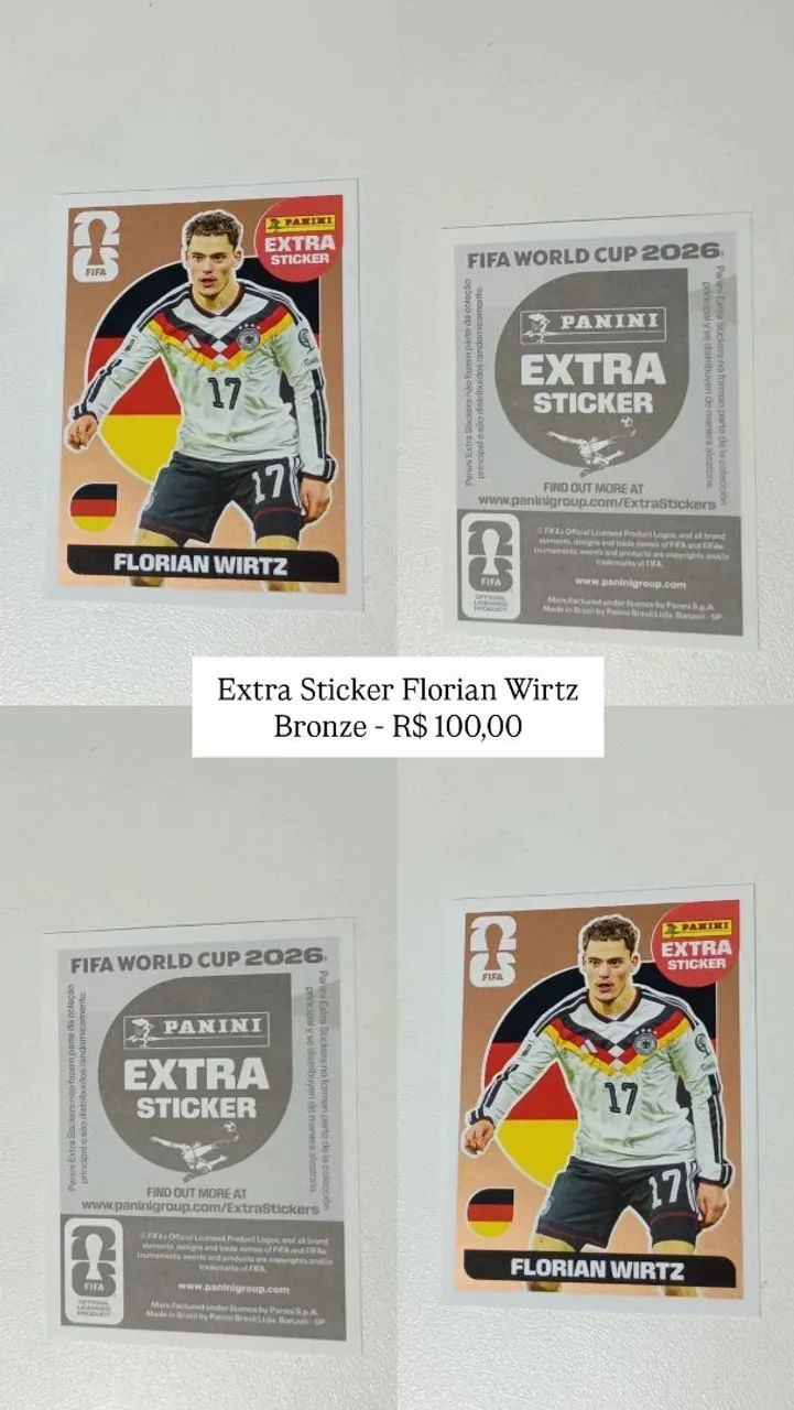 Extra Sticker Florian Wirtz Bronze - Foto 3