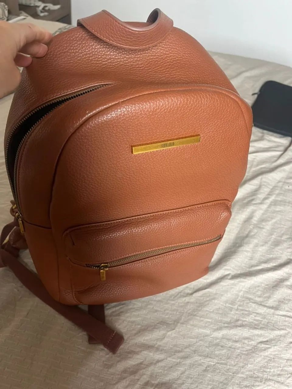 Bolsa ? Mochila, Couro da Santa Lolla