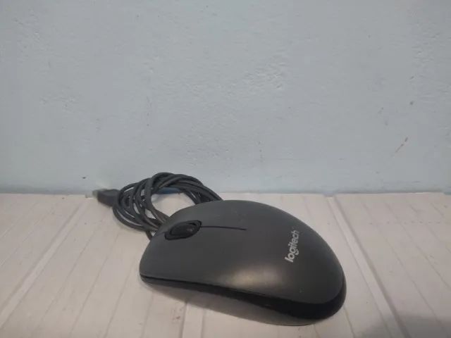 Mouse Logitech USB Preto - Foto 3