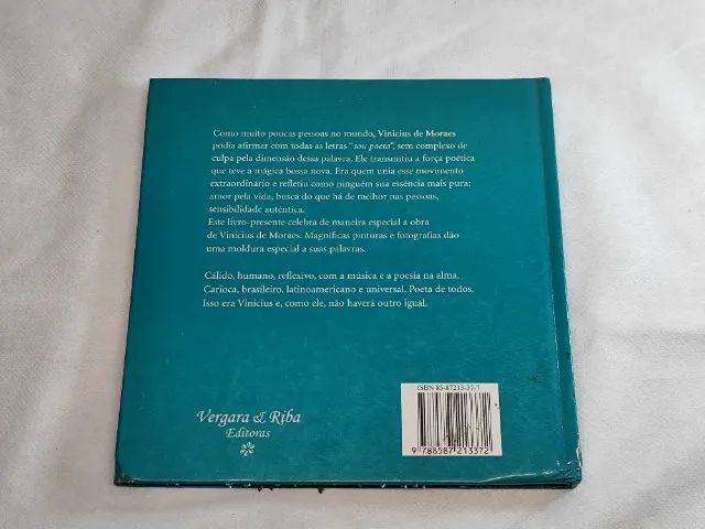 Vinicius De Moraes O Poeta Não Tem Fim, Ed. V R Capa Dura - Foto 2