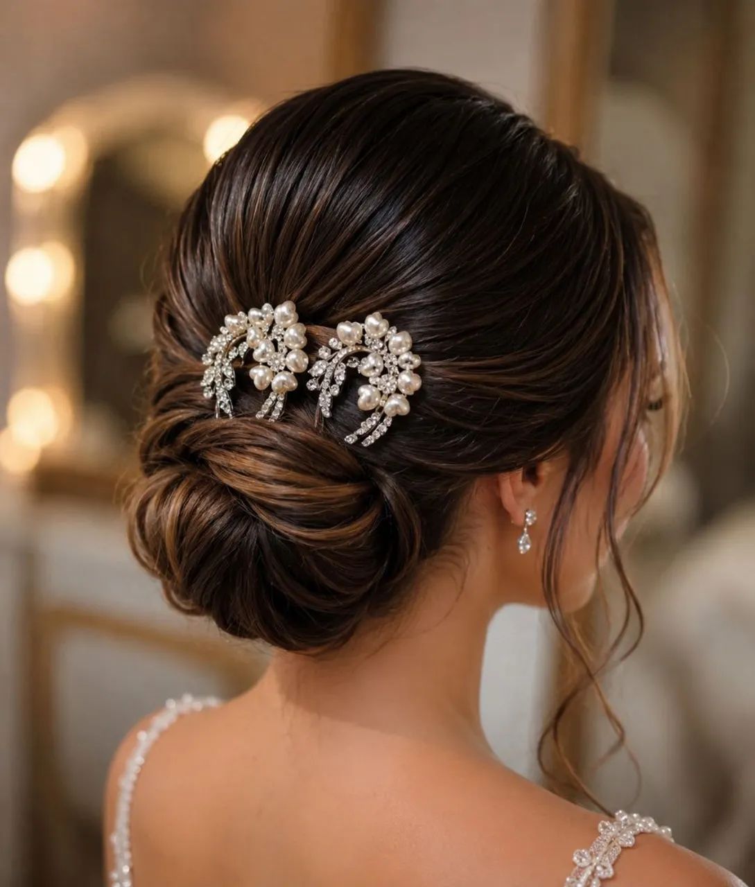 Enfeite de cabelo Penteado elegante.  - Foto 2