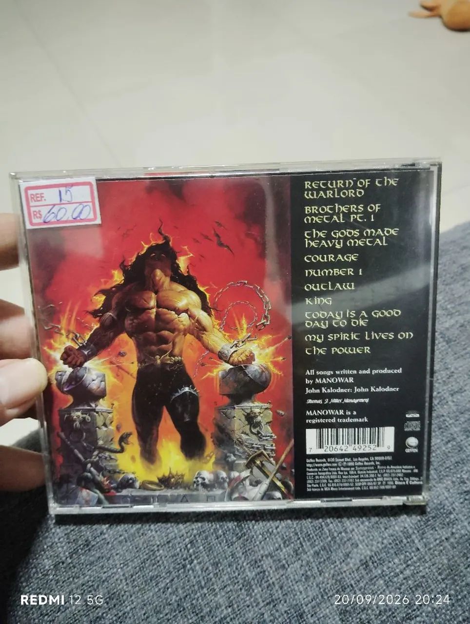 CD MANOWAR  LOUDER THAN HELL - Foto 2