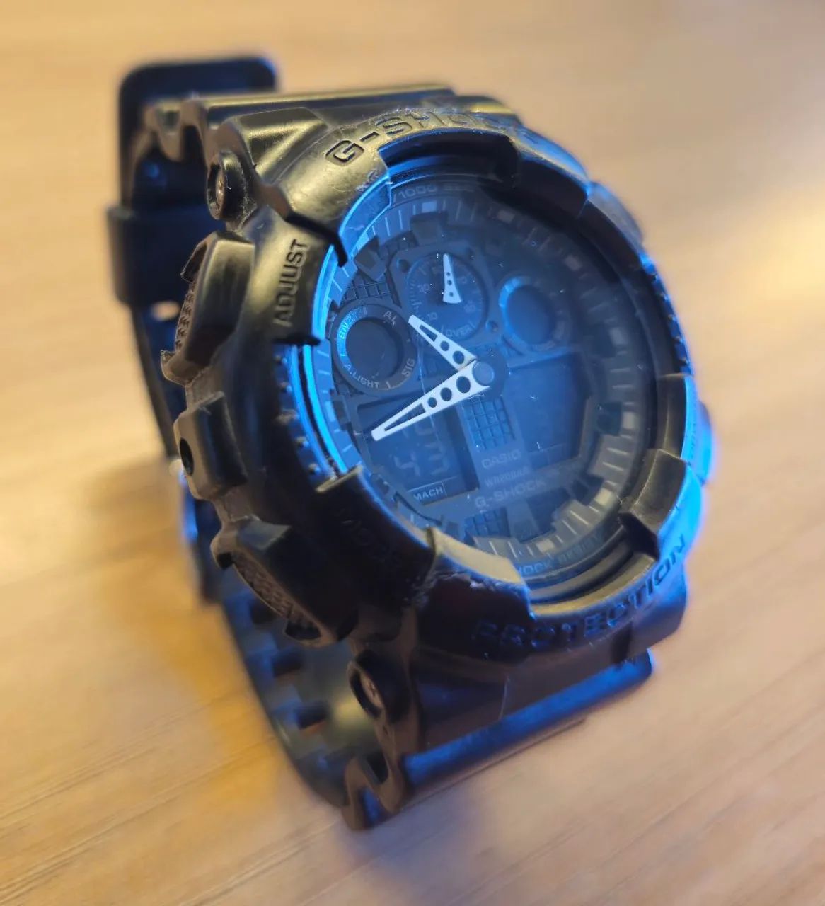 Casio G-Shock GA-100-1A1 Original - Preto - Analógico/Digital - Foto 5