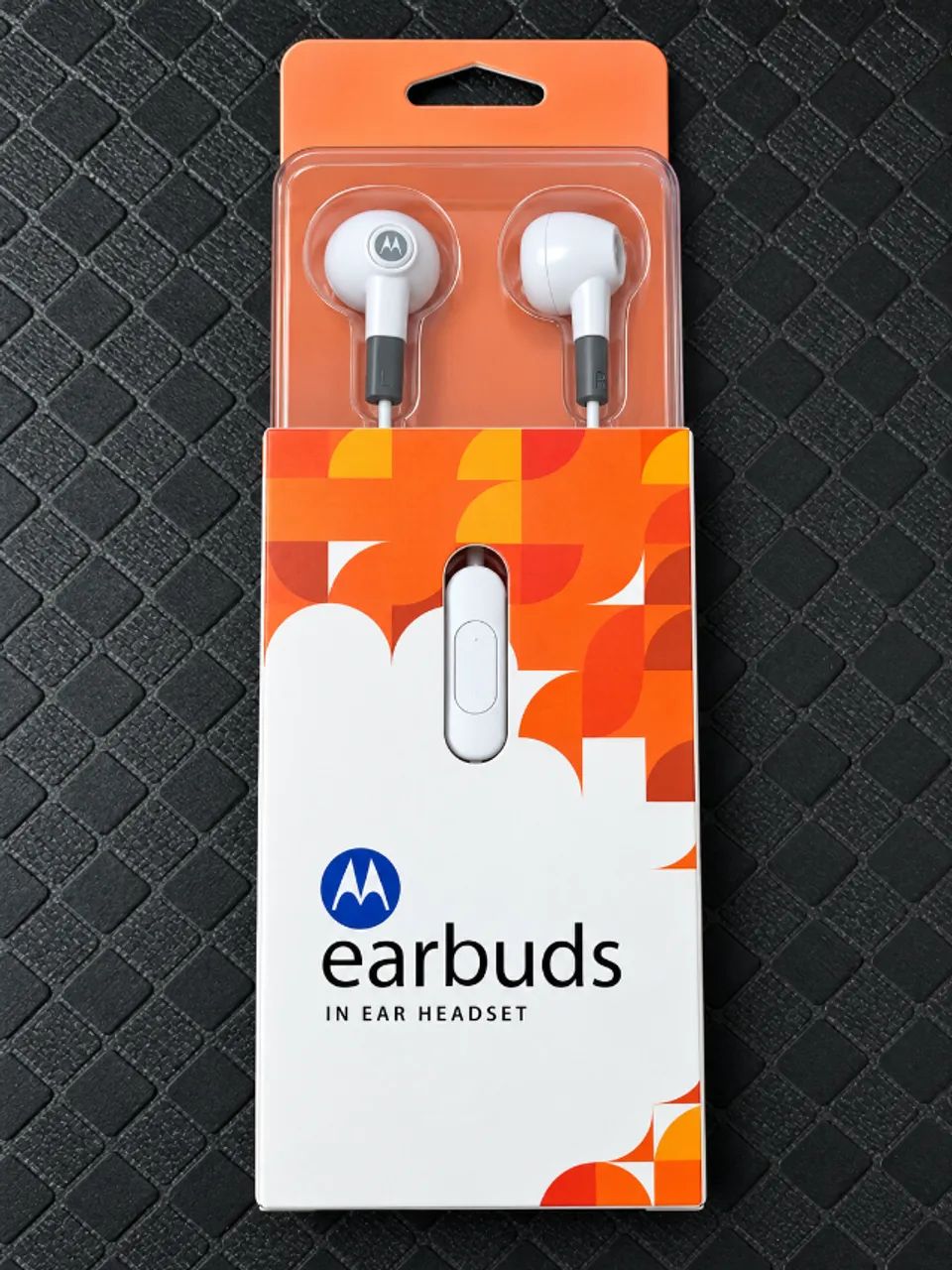 fone earbuds com fio branco 