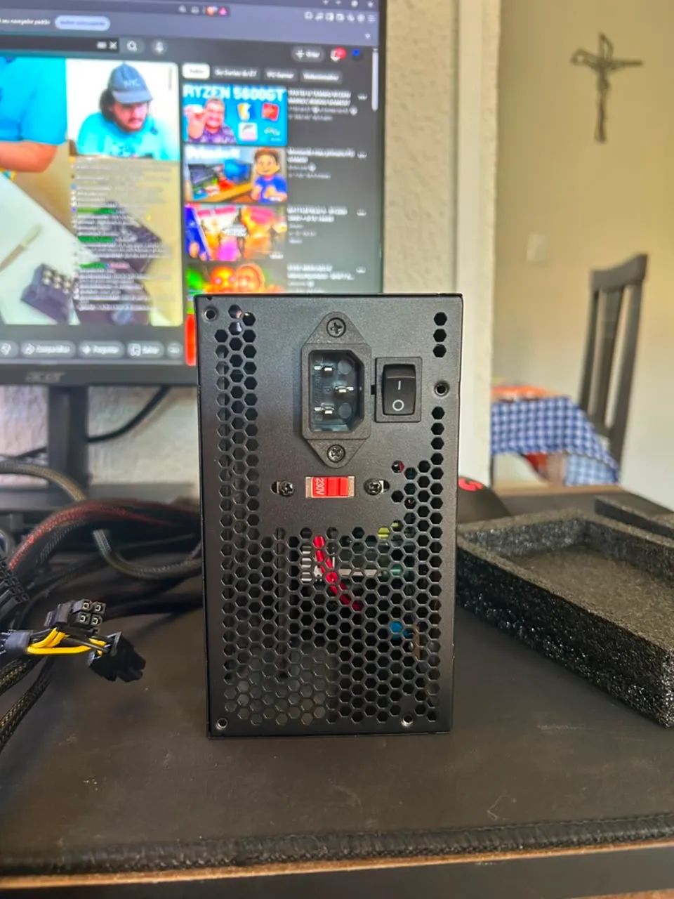 Fonte crusader 500w em estado de nova  - Foto 3