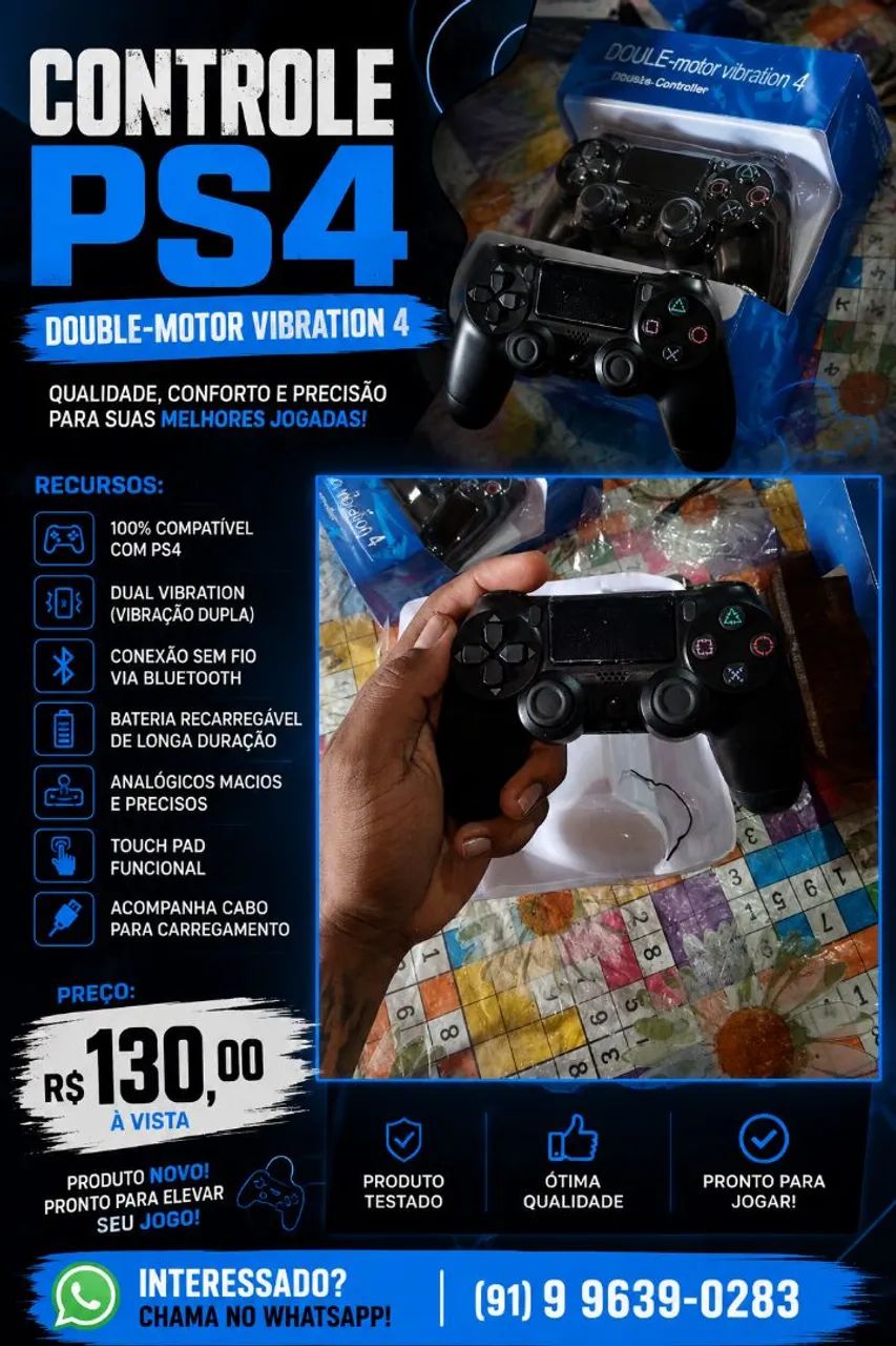 Controle ps4