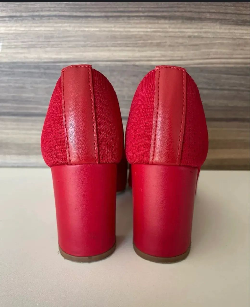 Scarpin vermelho num 34  Tanara  - Foto 4