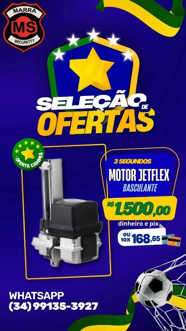 Motor rápido portão basculante 