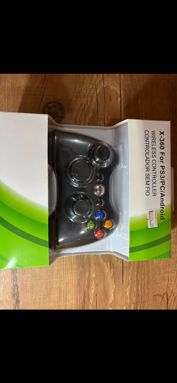Controle X-Box 360/ PS3/ PC/ Android com garantia 