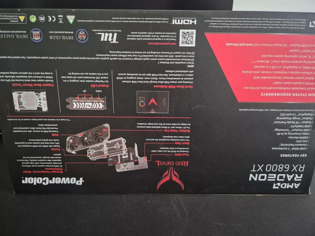 Placa de video rx 6800 xt red devil