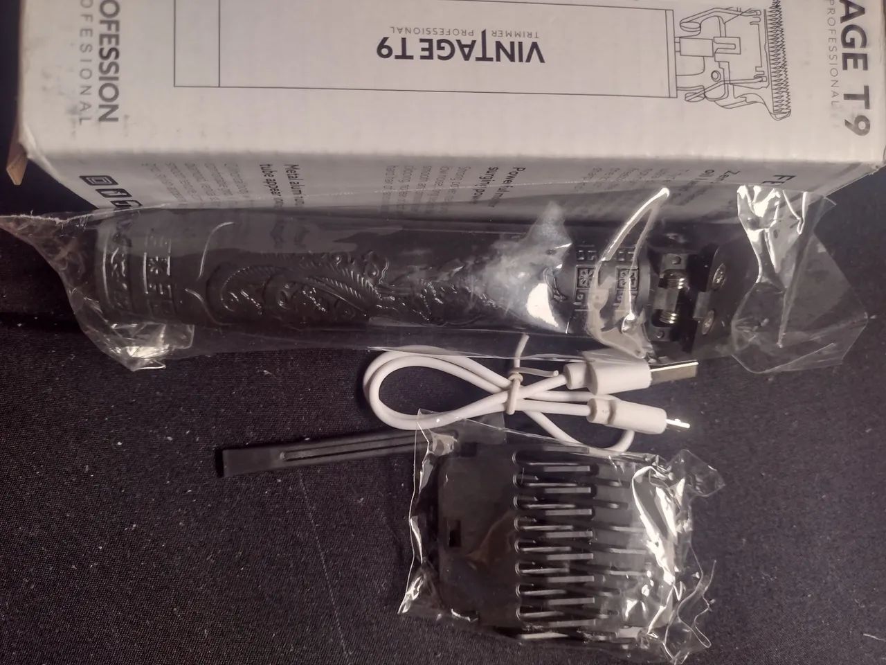 Máquina de cortar cabelo e barba eletrico - Foto 5