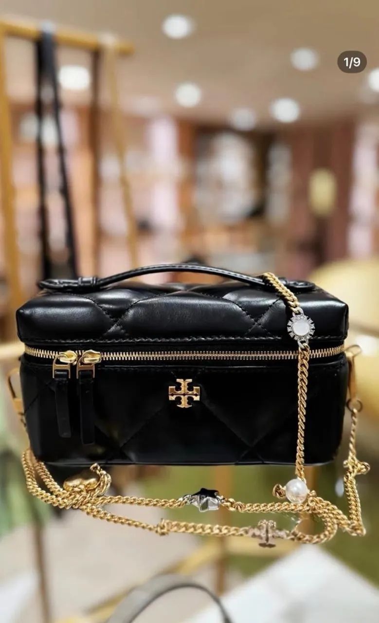 Bolsa Tory Burch Kira mini matelassê em couro - Foto 2