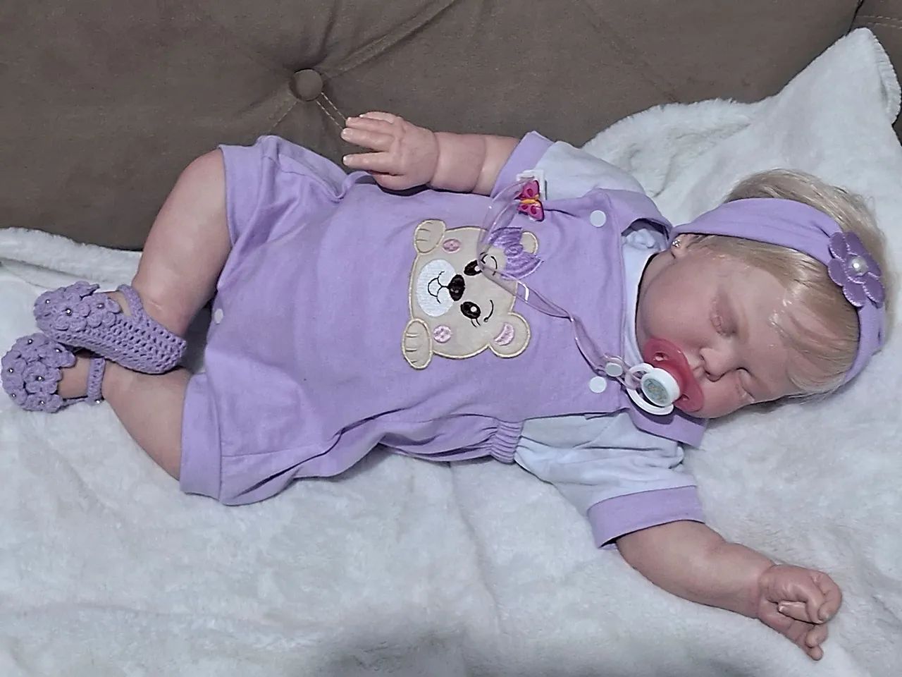 Bebê Reborn Pickle 60 cm - Foto 2