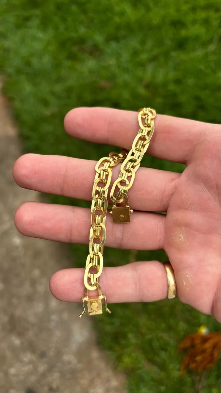 Pulseira de ouro 18k 