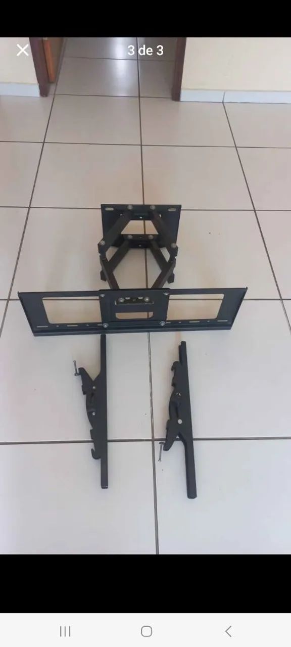 Vendo suporte dobrável para tv até 100 polegadas  - Foto 3