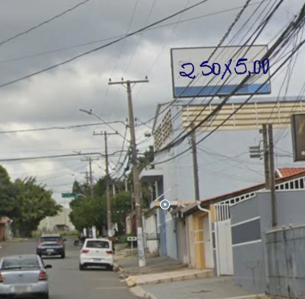 Totem  tipo Outdoor - Painel Placa  com lona para propaganda  5,00 x 2,50 - 7m altura  - Foto 4
