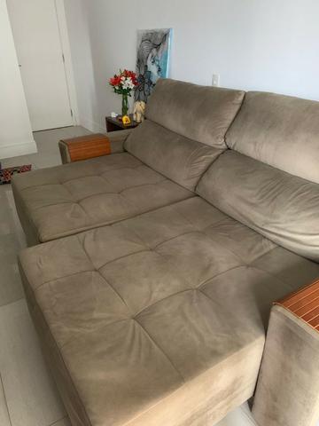 Sofá 4 lugares retrátil 2.40m (uma oportunidade dessa você não encontra todo dia) - Foto 3