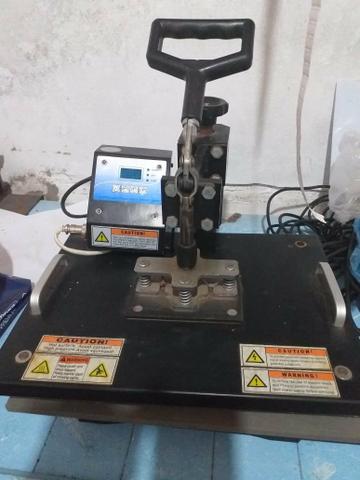 Prensa Térmica pra Sublimação 40x40 8x1, e uma impressora Epson pra tinta sublimática - Foto 5