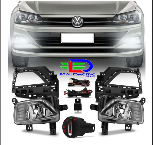 Farol de Neblina com ler DRL Polo ou Virtus novo