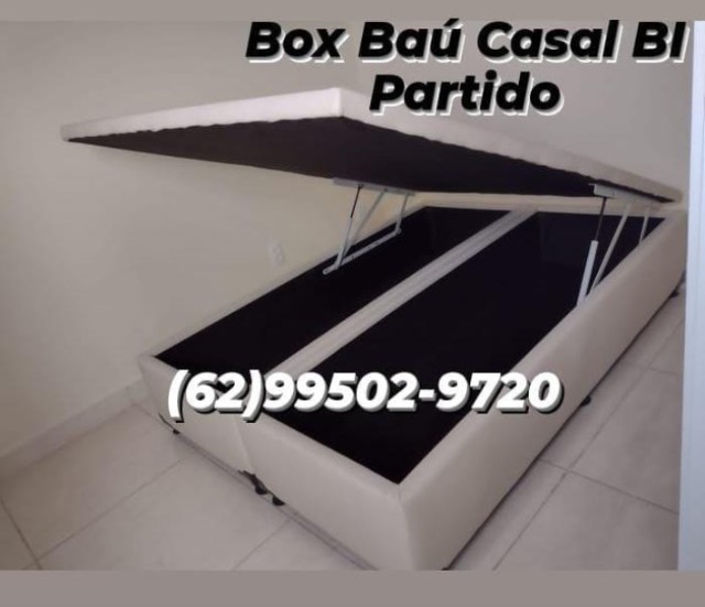 Cama, Cama Box Baú Casal (Bi) Partido 138x188x43 // Reforço Extra - Foto 3