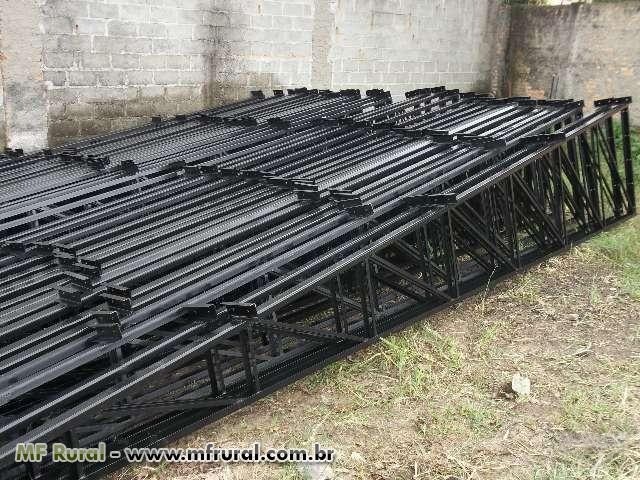 Galpão-Estrutura Metálica-Barração Metalico -Telhas zinco Tesouras terças -zp31.99592.1222 - Foto 4