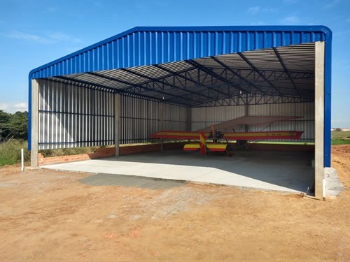 Galpão-Estrutura Metálica-Barração Metalico -Telhas zinco Tesouras terças -zp31.99592.1222 - Foto 6