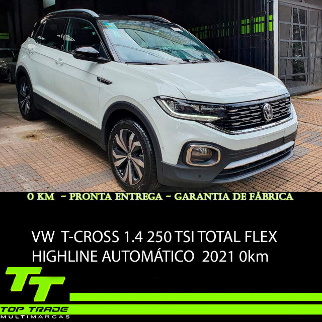 VW T-CROSS 1.4 250 TSI FLEX HIGHLINE AUT. 2021 0KM