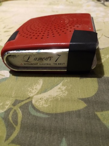 Rádio antigo lamour 7 funcionando 