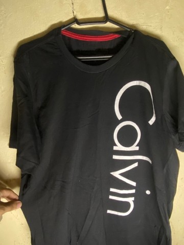 Camisa preta da Calvin original 