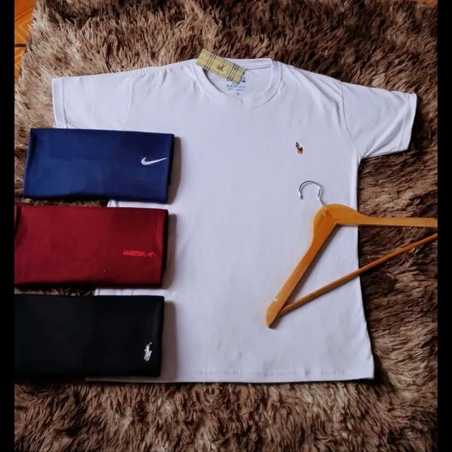 CAMISETAS MASCULINAS BÁSICAS ( VAREJO 5 POR 120$ OU 4 POR 100$) ATACADO APARTIR DE 20$