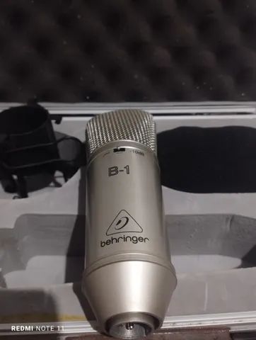 Microfone Condensador Behringer B1 - com case super robusto / anti pop / suporte - Foto 3
