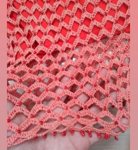 Saia de crochê midi - Foto 2