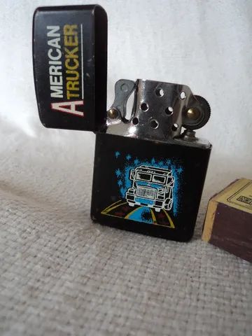 Isqueiro Zippo, Vintage, American Trucker (Item para colecionador) - Foto 4